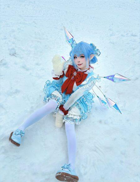 《东方project》琪露诺cosplay