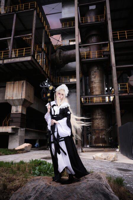 《明日方舟》夜莺cosplay