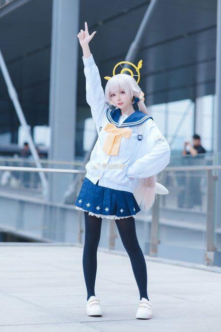 《蔚蓝档案》阿慈谷日富美cosplay