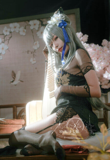 《碧蓝航线》路易九世旗袍cosplay