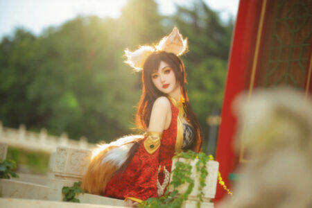 王者荣耀 少女阿狸 妲己皮肤cosplay