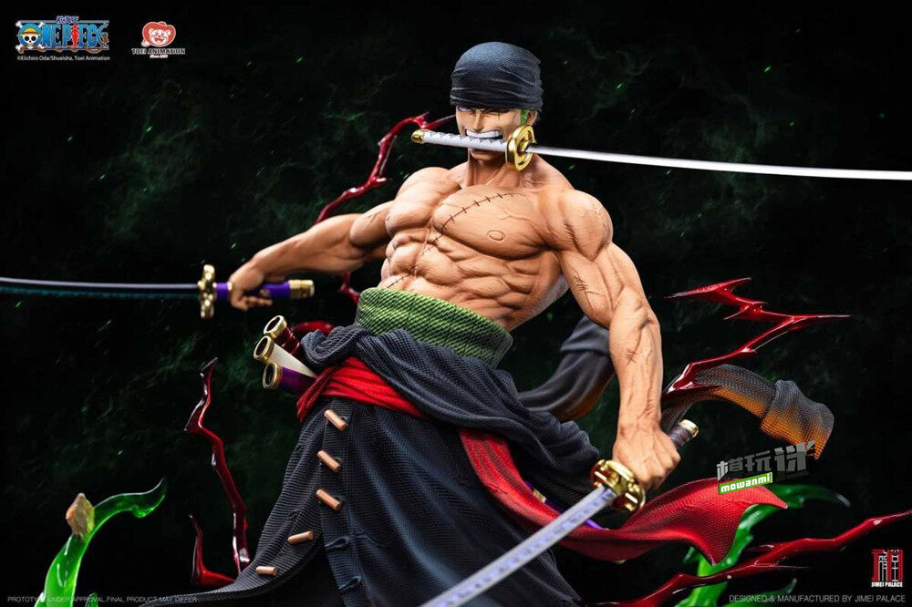 集美殿堂推出《海贼王》罗罗诺亚·佐罗1/6雕像-MOKIHUB