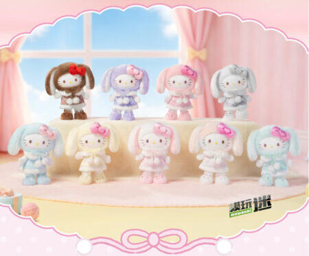 TOPTOY推出“HelloKitty垂耳免系列”毛绒挂饰盲盒