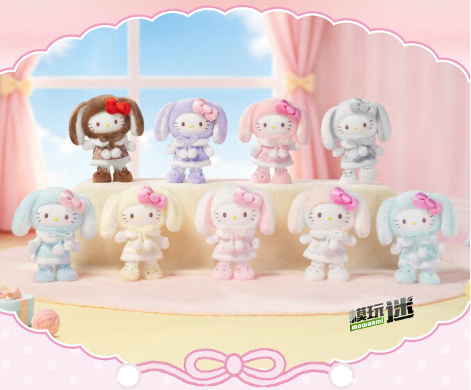 TOPTOY推出“HelloKitty垂耳免系列”毛绒挂饰盲盒-MOKIHUB