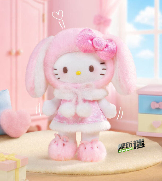TOPTOY推出“HelloKitty垂耳免系列”毛绒挂饰盲盒-MOKIHUB