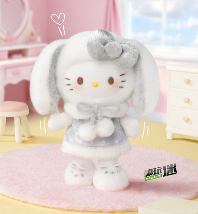 TOPTOY推出“HelloKitty垂耳免系列”毛绒挂饰盲盒-MOKIHUB