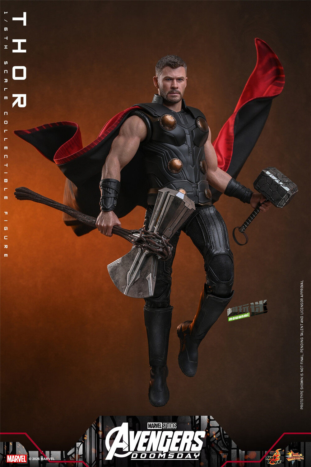 Hot Toys推出MMS919《复仇者联盟5：毁灭之日》雷神 1/6可动人偶-MOKIHUB