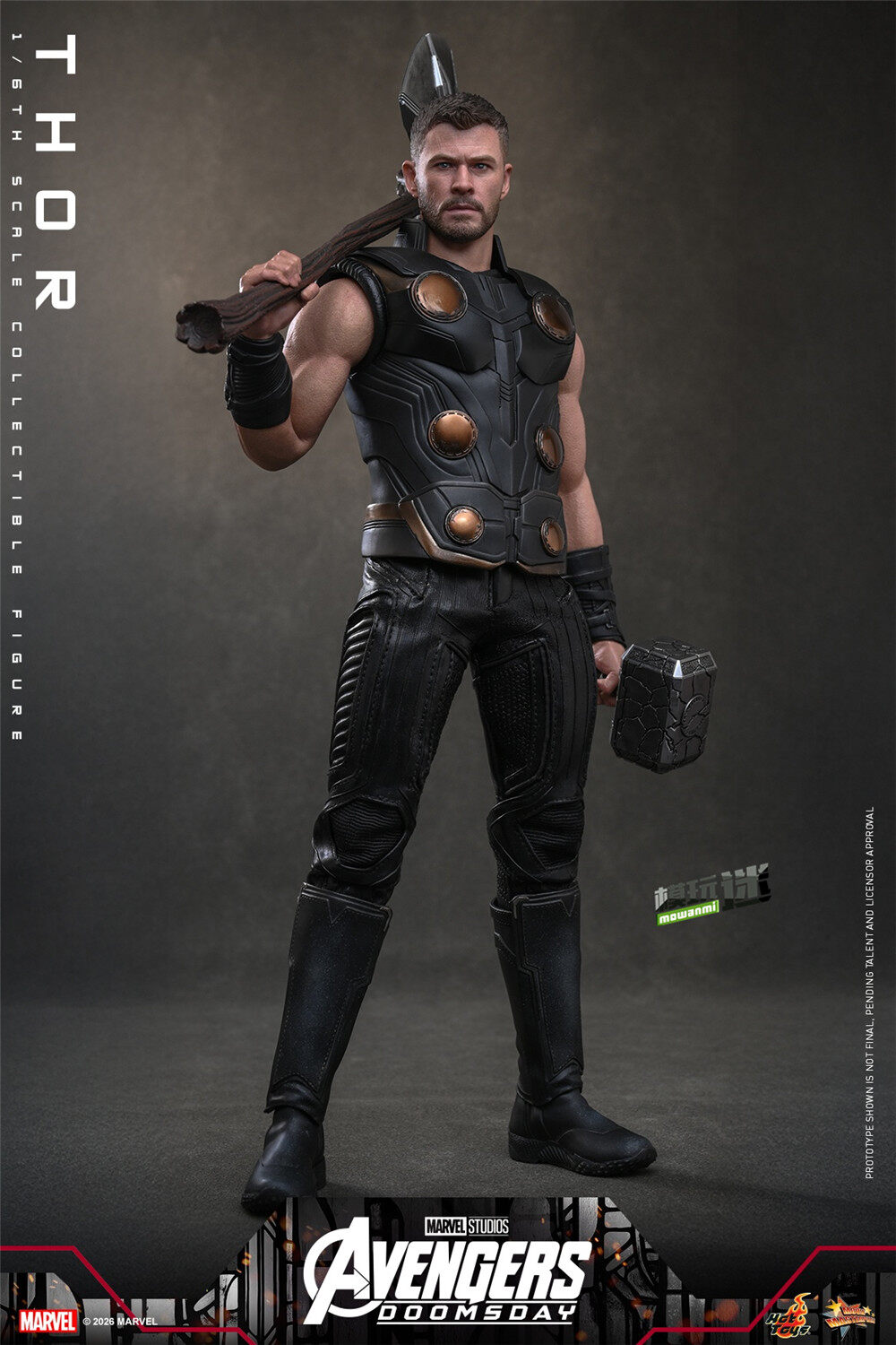 Hot Toys推出MMS919《复仇者联盟5：毁灭之日》雷神 1/6可动人偶-MOKIHUB