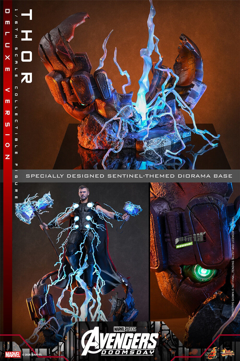 Hot Toys推出MMS919《复仇者联盟5：毁灭之日》雷神 1/6可动人偶-MOKIHUB