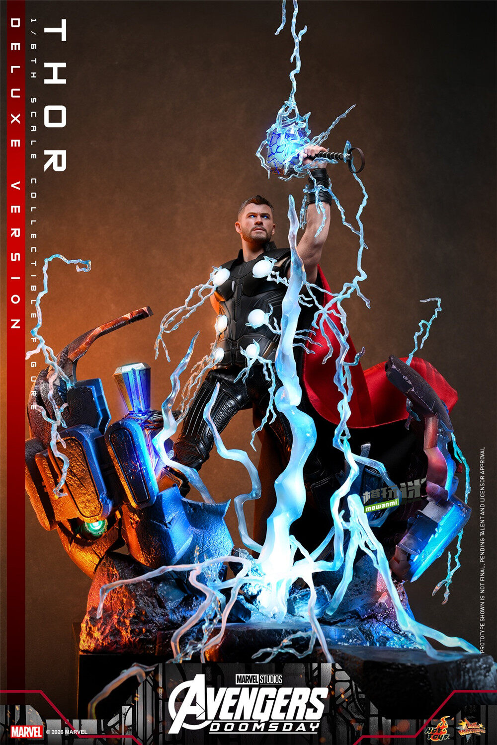 Hot Toys推出MMS919《复仇者联盟5：毁灭之日》雷神 1/6可动人偶-MOKIHUB