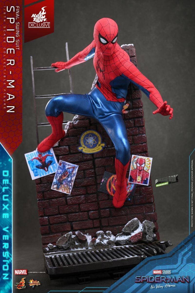 Hot Toys推出《蜘蛛侠：英雄无归》蜘蛛侠(终极摆荡战衣)1/6可动人偶-MOKIHUB