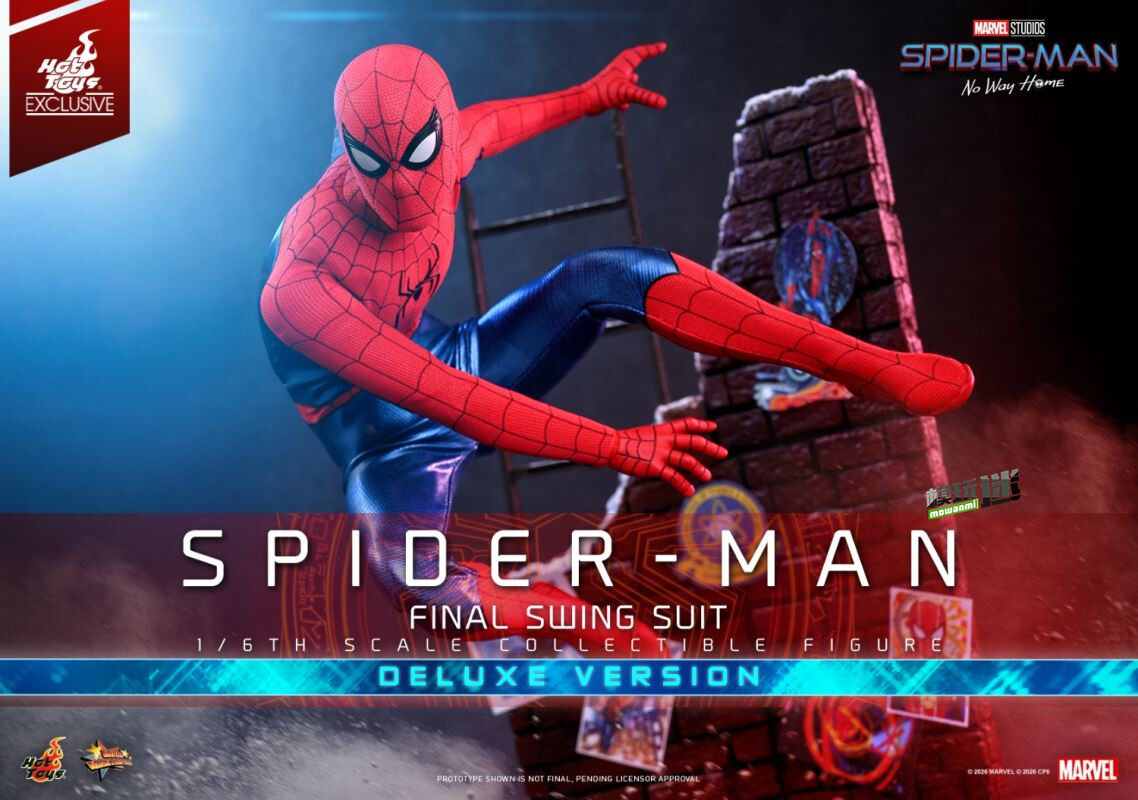 Hot Toys推出《蜘蛛侠：英雄无归》蜘蛛侠(终极摆荡战衣)1/6可动人偶-MOKIHUB