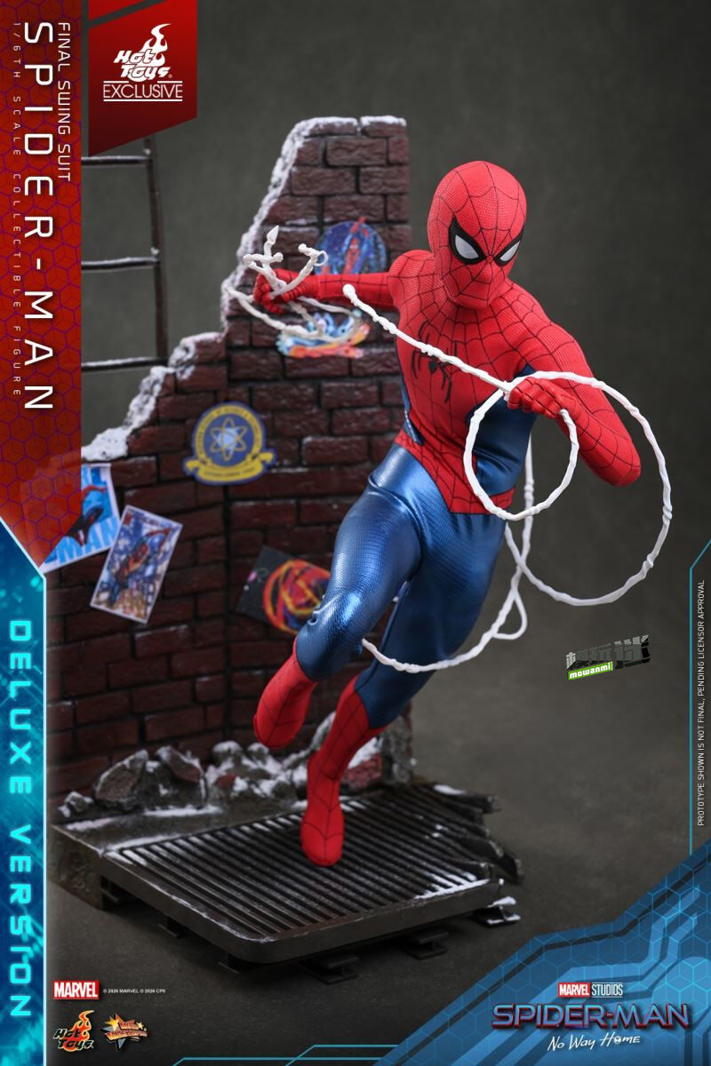 Hot Toys推出《蜘蛛侠：英雄无归》蜘蛛侠(终极摆荡战衣)1/6可动人偶-MOKIHUB