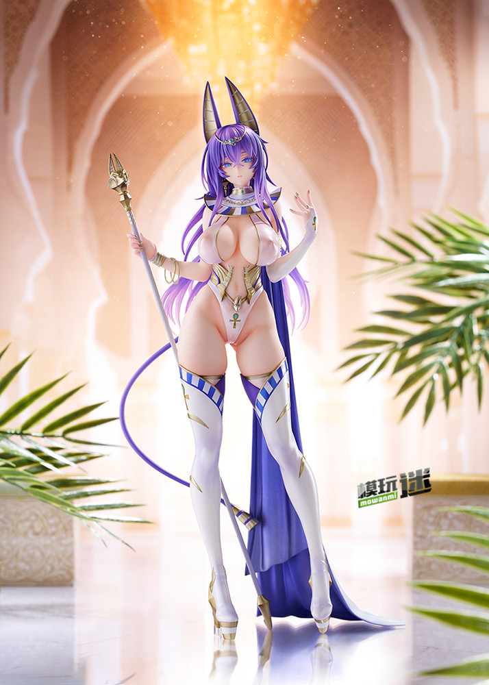 quesQ推出DISH插画角色“神官空间希卜娜”白皮肤1/7手办-MOKIHUB