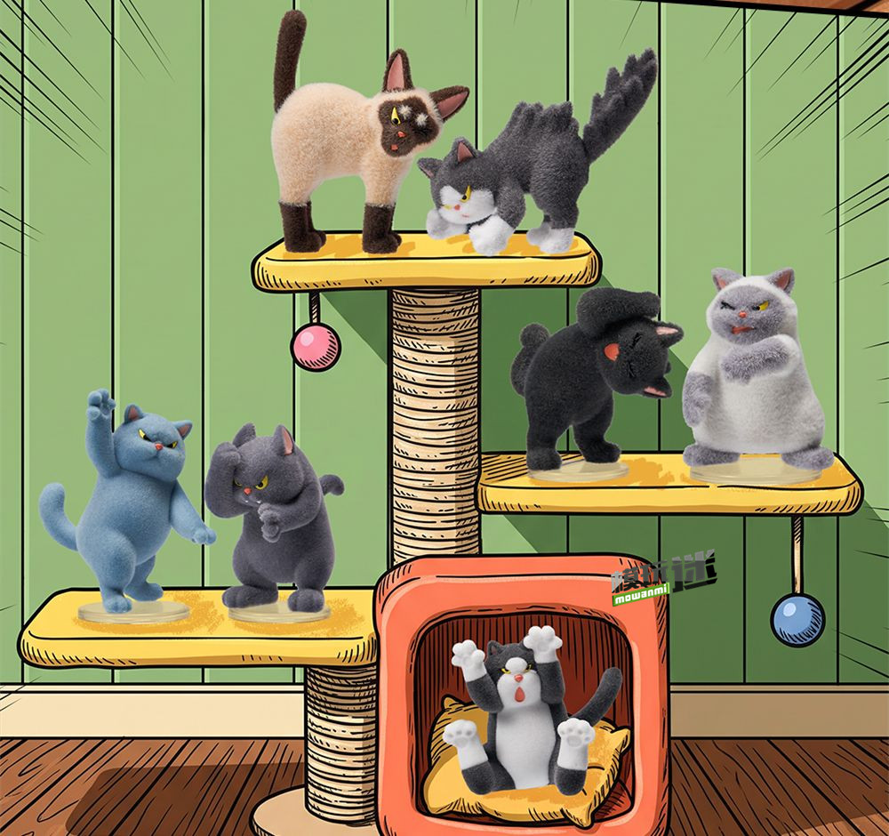 1.jpg 52Toys推出“猫猫干架行为大赏”盲盒-MOKIHUB