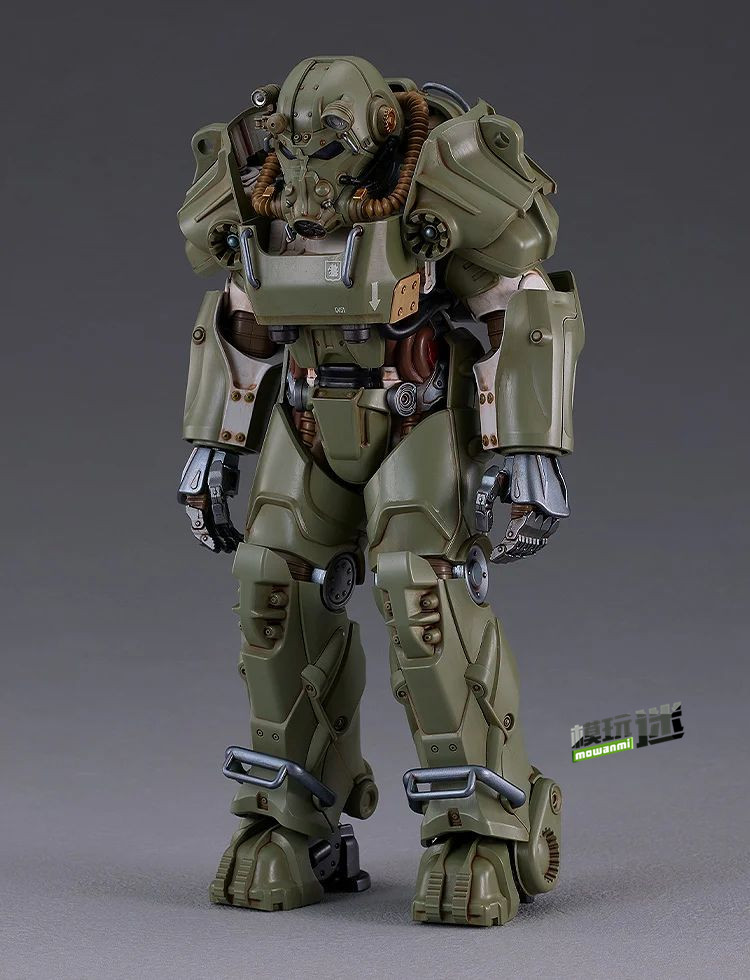6.jpg 良笑社推出PLAMATEA《辐射》军用T-60(战前)动力甲 拼装模型-MOKIHUB