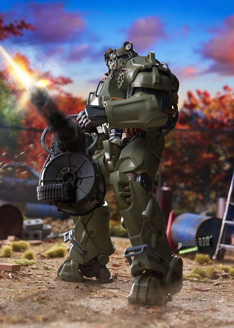 3.jpg 良笑社推出PLAMATEA《辐射》军用T-60(战前)动力甲 拼装模型-MOKIHUB