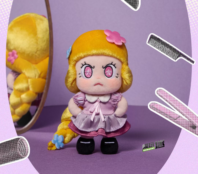 泡泡玛特推出“Angry Molly[PLAY]迪士尼公主系列”毛绒挂件盲盒-MOKIHUB