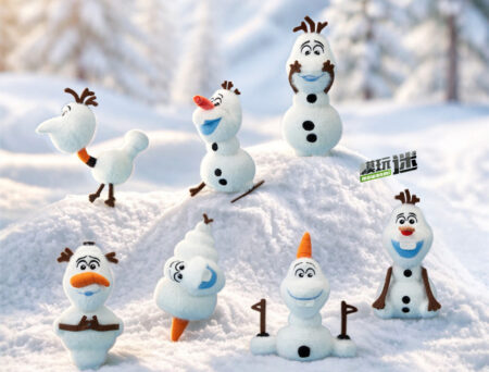 52Toys推出“冰雪奇缘雪宝讲故事系列”毛绒挂件盲盒